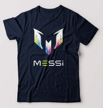 Load image into Gallery viewer, Messi T-Shirt for Men-S(38 Inches)-Navy Blue-Ektarfa.online
