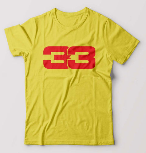 Max Verstappen T-Shirt for Men-S(38 Inches)-Yellow-Ektarfa.online