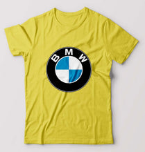 Load image into Gallery viewer, BMW T-Shirt for Men-S(38 Inches)-Yellow-Ektarfa.online
