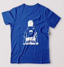 Load image into Gallery viewer, Sasuke Uchiha T-Shirt for Men-S(38 Inches)-Royal Blue-Ektarfa.online
