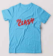Load image into Gallery viewer, The Clash T-Shirt for Men-Light Blue-Ektarfa.online
