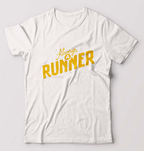Load image into Gallery viewer, Runner Running T-Shirt for Men-White-Ektarfa.online
