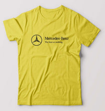 Load image into Gallery viewer, Mercedes-Benz T-Shirt for Men-S(38 Inches)-Yellow-Ektarfa.online
