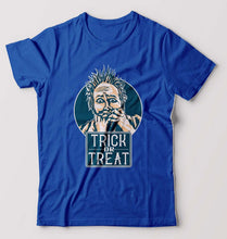 Load image into Gallery viewer, Trick or Treat T-Shirt for Men-S(38 Inches)-Royal Blue-Ektarfa.online
