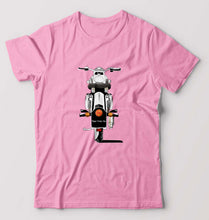 Load image into Gallery viewer, Royal Enfield - Bullet With Number T-Shirt for Men-Light Baby Pink-Ektarfa.online
