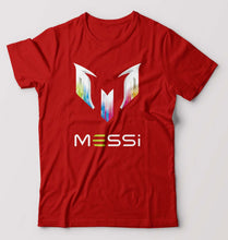 Load image into Gallery viewer, Messi T-Shirt for Men-S(38 Inches)-Red-Ektarfa.online
