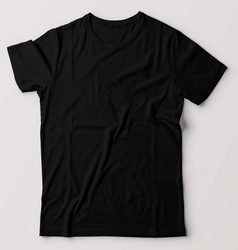 Plain Black Half Sleeves T-Shirt For Men-Ektarfa.co.in
