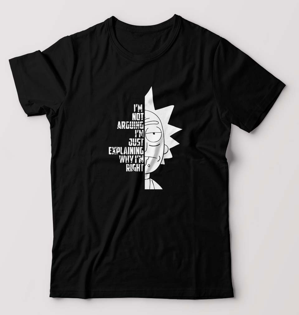 Rick and Morty T-Shirt for Men-Black-Ektarfa.online