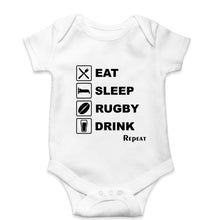 Load image into Gallery viewer, Rugby Kids Romper For Baby Boy/Girl-0-5 Months(18 Inches)-White-Ektarfa.online
