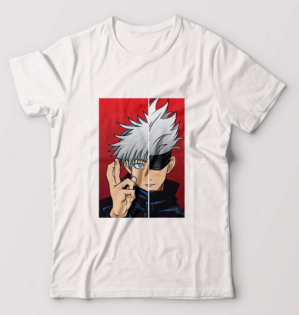 Sukuna Anime T-Shirt for Men-White-Ektarfa.online