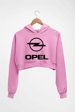 Load image into Gallery viewer, Opel Crop HOODIE FOR WOMEN-Light Baby Pink-Ektarfa.online
