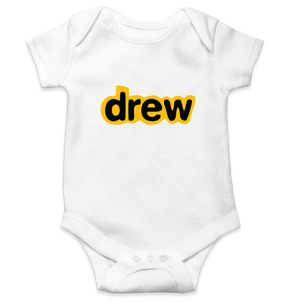 Drew Kids Romper Kids Romper For Baby Boy/Girl-0-5 Months(18 Inches)-White-Ektarfa.online