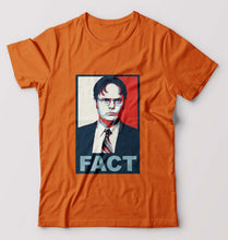 Load image into Gallery viewer, Dwight Schrute T-Shirt for Men-Orange-Ektarfa.online
