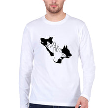 Load image into Gallery viewer, Dog Full Sleeves T-Shirt for Men-White-Ektarfa.online

