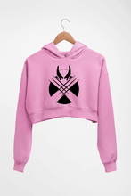 Load image into Gallery viewer, Wolverine Crop HOODIE FOR WOMEN-Light Baby Pink-Ektarfa.online

