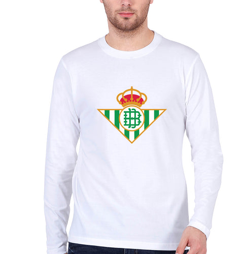 Real-Betis Full Sleeves T-Shirt for Men-White-Ektarfa.online
