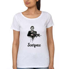 Load image into Gallery viewer, Scarface T-Shirt for Women-XS(32 Inches)-White-Ektarfa.online
