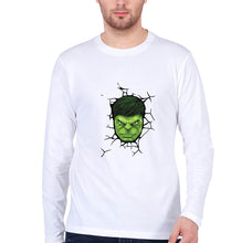 Load image into Gallery viewer, Hulk Full Sleeves T-Shirt for Men-White-Ektarfa.online
