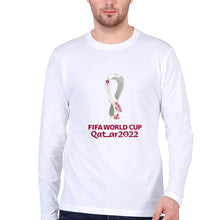 Load image into Gallery viewer, FIFA World Cup Qatar 2022 Full Sleeves T-Shirt for Men-White-Ektarfa.online
