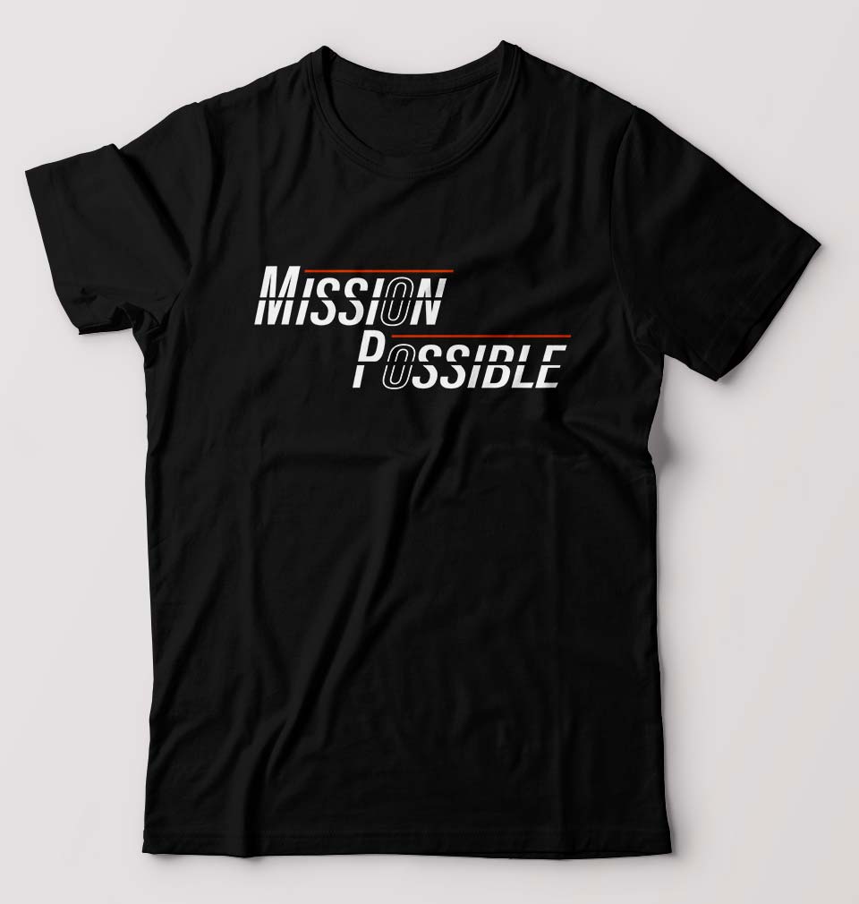 Mission Possible T-Shirt for Men-Black-Ektarfa.online