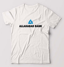 Load image into Gallery viewer, Allahabad Bank T-Shirt for Men-S(38 Inches)-White-Ektarfa.online
