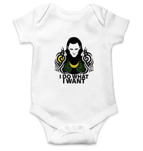 Load image into Gallery viewer, Loki Kids Romper For Baby Boy/Girl-0-5 Months(18 Inches)-White-Ektarfa.online
