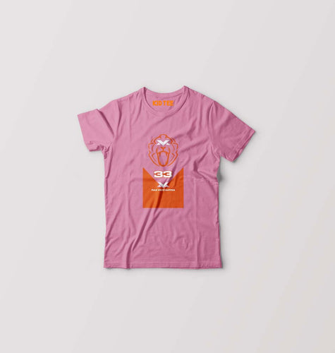 Max Verstappen Kids T-Shirt for Boy/Girl-0-1 Year(20 Inches)-Pink-Ektarfa.online