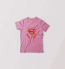Load image into Gallery viewer, Superman Superhero Kids T-Shirt for Boy/Girl-Pink-Ektarfa.online
