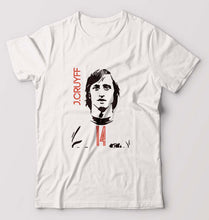 Load image into Gallery viewer, Johan Cruyff T-Shirt for Men-S(38 Inches)-White-Ektarfa.online
