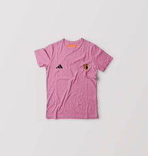 Load image into Gallery viewer, Belgium Football Kids T-Shirt for Boy/Girl-Pink-Ektarfa.online

