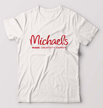 Load image into Gallery viewer, Michaels T-Shirt for Men-S(38 Inches)-White-Ektarfa.online
