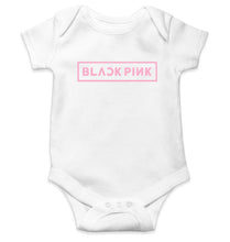 Load image into Gallery viewer, Black Pink Kpop Kids Romper Kids Romper For Baby Boy/Girl-0-5 Months(18 Inches)-White-Ektarfa.online
