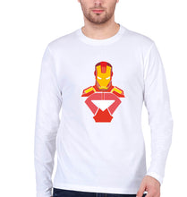 Load image into Gallery viewer, Iron Man Full Sleeves T-Shirt for Men-White-Ektarfa.online
