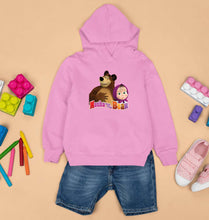 Load image into Gallery viewer, Masha and the Bear Kids Hoodie for Boy/Girl-1-2 Years(24 Inches)-Light Baby Pink-Ektarfa.online
