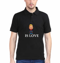 Load image into Gallery viewer, Messi Polo T-Shirt for Men-S(38 Inches)-Black-Ektarfa.co.in
