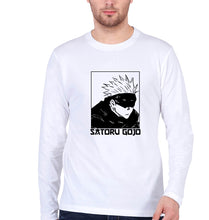 Load image into Gallery viewer, Gojo Satoru Anime Full Sleeves T-Shirt for Men-White-Ektarfa.online
