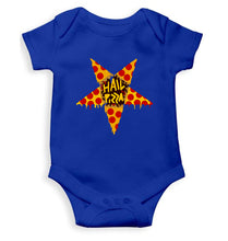 Load image into Gallery viewer, Hail Pizza Kids Romper For Baby Boy/Girl-0-5 Months(18 Inches)-Royal Blue-Ektarfa.online
