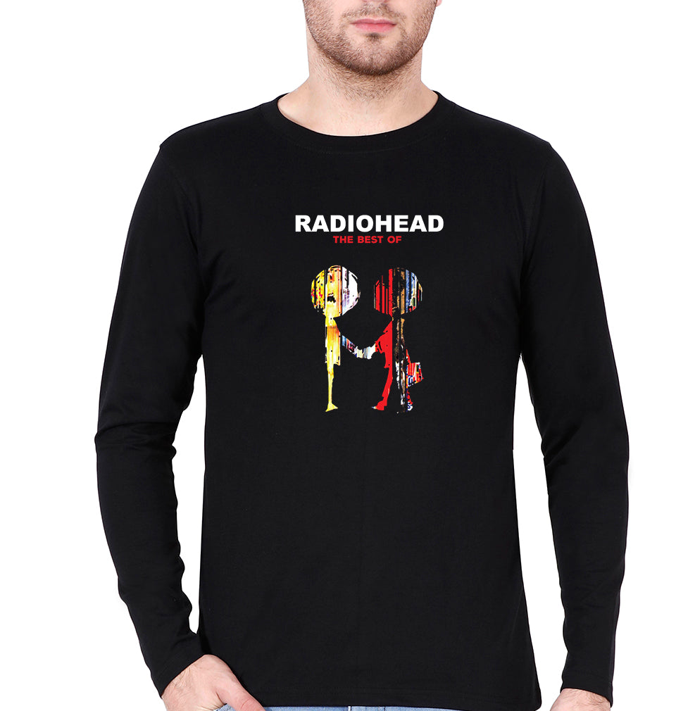 Radiohead Full Sleeves T-Shirt for Men-Black-Ektarfa.online