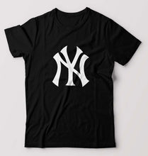 Load image into Gallery viewer, New York Yankees T-Shirt for Men-S(38 Inches)-Black-Ektarfa.online
