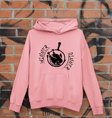 PUBG winner dinner Unisex Hoodie for Men/Women-Light Baby Pink-Ektarfa.online