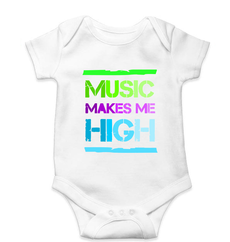 Music Kids Romper For Baby Boy/Girl-White-Ektarfa.online