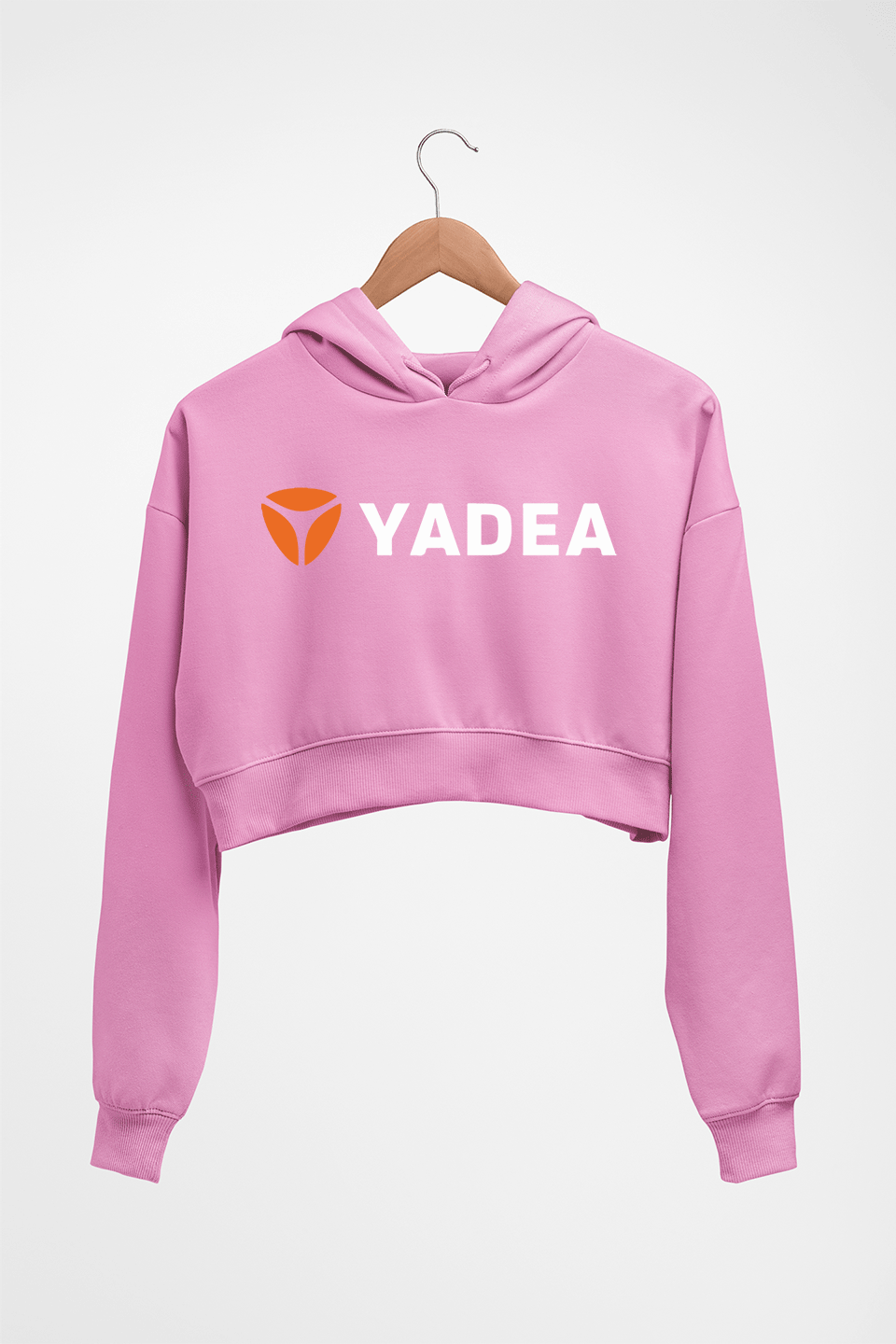 Yadea Crop HOODIE FOR WOMEN-Light Baby Pink-Ektarfa.online