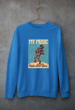 Load image into Gallery viewer, Music Unisex Sweatshirt for Men/Women-S(40 Inches)-Royal Blue-Ektarfa.online
