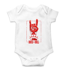 Load image into Gallery viewer, Rock N Roll Kids Romper For Baby Boy/Girl-0-5 Months(18 Inches)-White-Ektarfa.online
