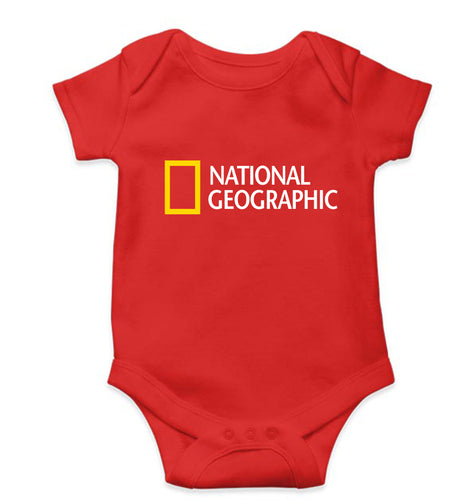 National Geographic Kids Romper For Baby Boy/Girl-0-5 Months(18 Inches)-Red-Ektarfa.online