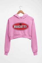 Load image into Gallery viewer, Bugatti Crop HOODIE FOR WOMEN-Light Baby Pink-Ektarfa.online
