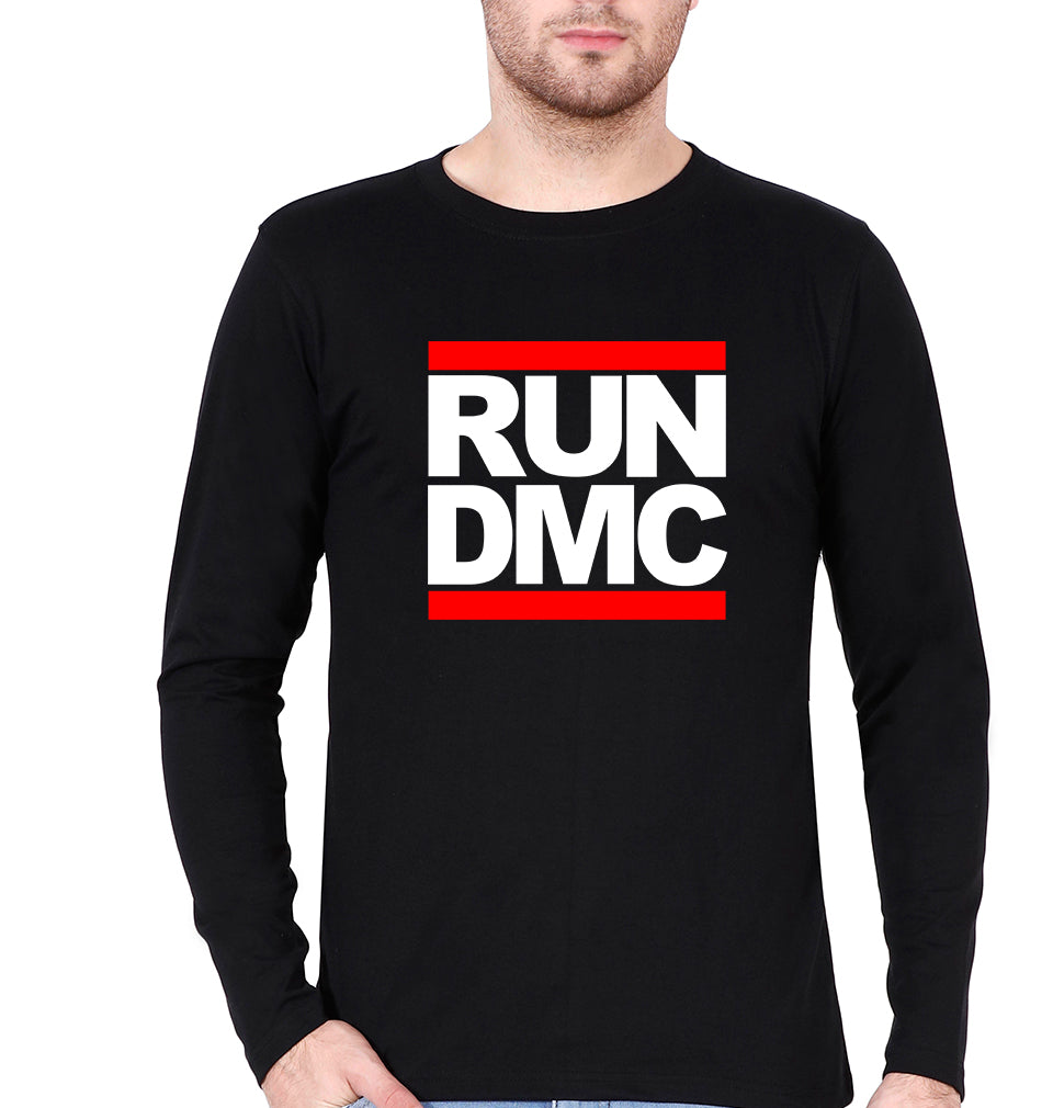 Run DMC Full Sleeves T-Shirt for Men-Black-Ektarfa.online