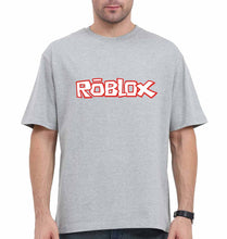 Load image into Gallery viewer, Roblox Oversized T-Shirt for Men-Grey-Ektarfa.online
