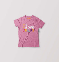 Load image into Gallery viewer, Chess Love T-Shirt for Boy/Girl-0-1 Year(20 Inches)-Pink-Ektarfa.online
