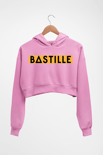 Bastille Crop HOODIE FOR WOMEN-Light Baby Pink-Ektarfa.online